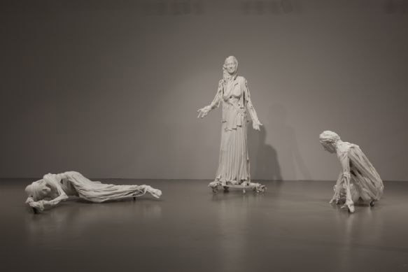 Exhibition view at Galeri Mana, "Valerie," "Elisabeth" and "Rita," 2011